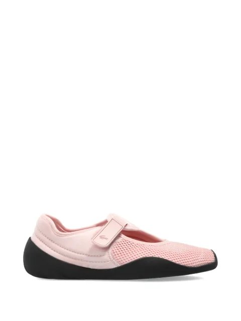Lacoste Low Mystere mesh-panel touch-strap sneakers Pink 751SFA0200