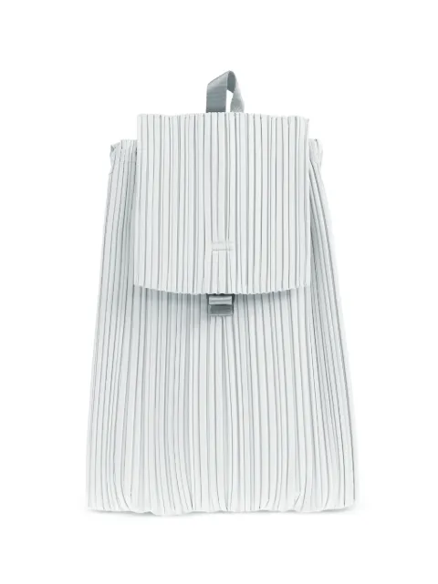Pleats Please Issey Miyake pleated backpack Grey PP67AG601