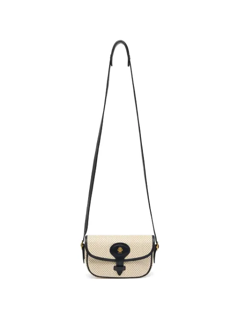 Bally Tennis Collection minibag in ivory and blue perforated leather Neutrals WAM04PVTA58