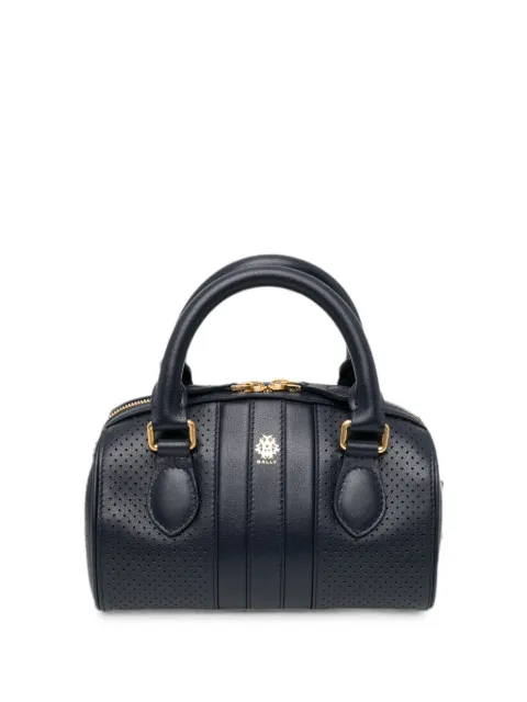 Bally perforated-leather tote bag Blue WAM04QVTA58