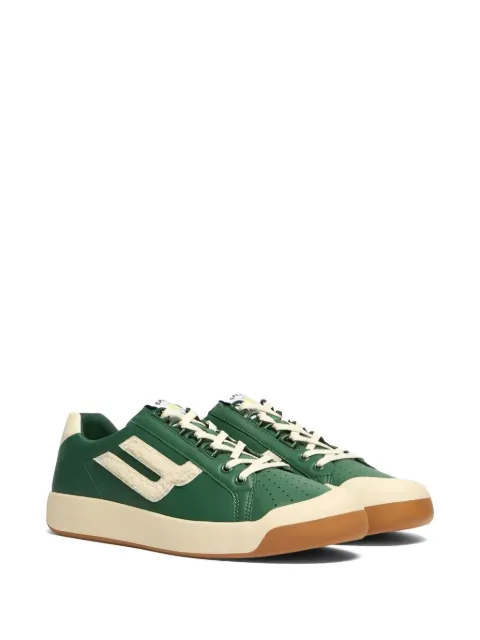 Bally Tennis Collection logo-patch perforated sneakers Green WK00DGVT012