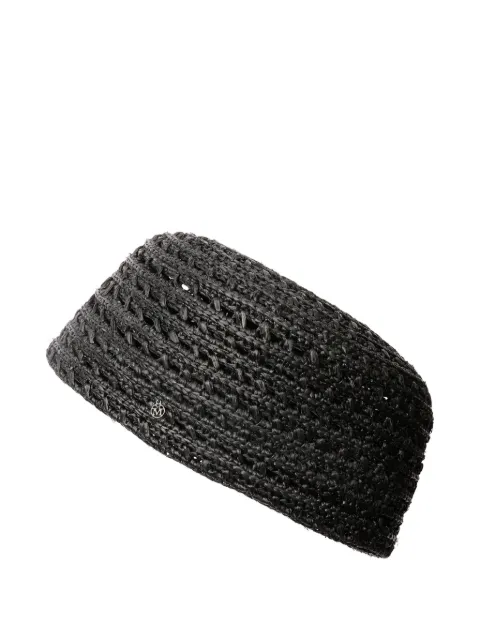 Maison Michel Marina woven hat Black 1213002001