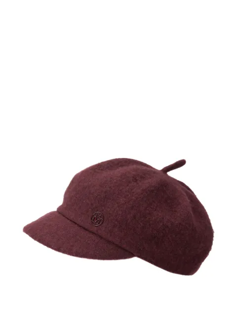 Maison Michel Juju logo-plaque cap Red 2643002001