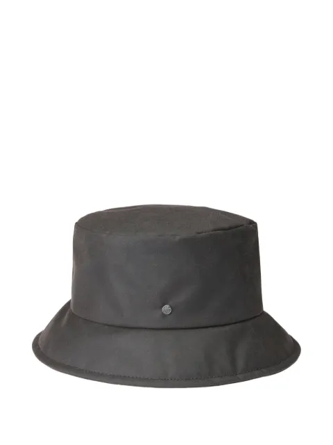 Maison Michel Jason logo-detail bucket hat Grey 2072070001