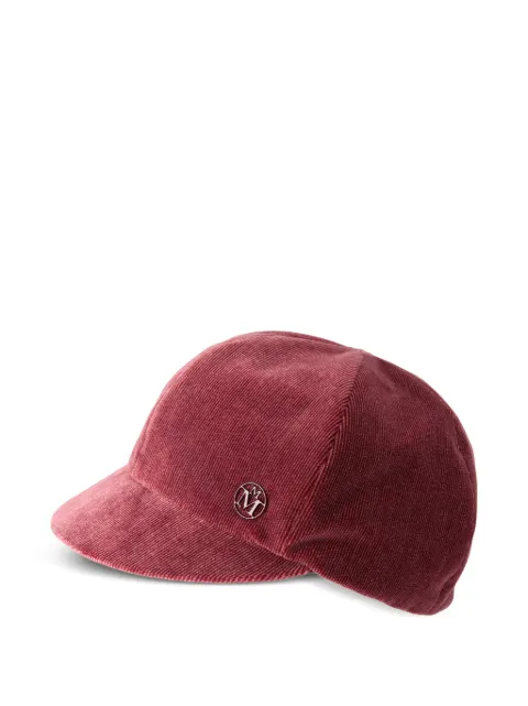 Maison Michel Emy corduroy cap Red 2676001001