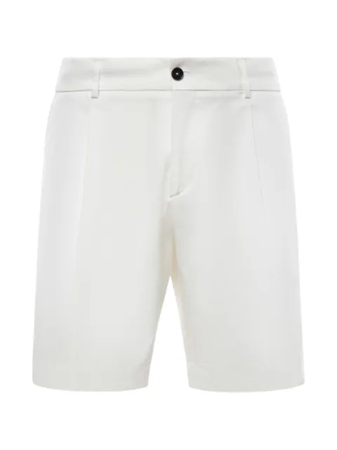 BE ABLE pleated elasticated-waist shorts White RICHARDLAQAVORIO