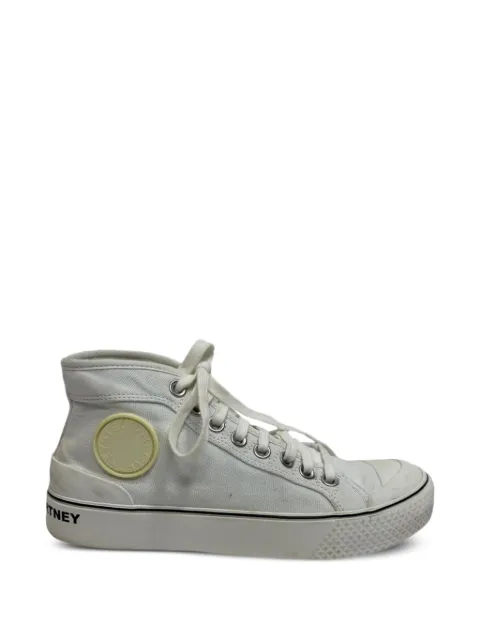 Stella McCartney Pre-Owned Logo Accent high-top sneakers White RFCPUGBSH738474W