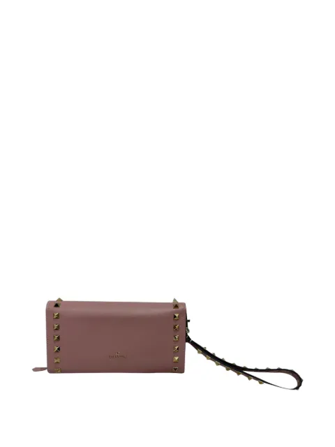 Valentino Garavani Pre-Owned 2010s Rockstud wristlet wallet Pink RFCPUGBBA738528W