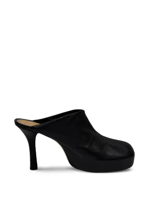 Bottega Veneta Pre-Owned Bold platform mules Black RFCPUGBSH737495W