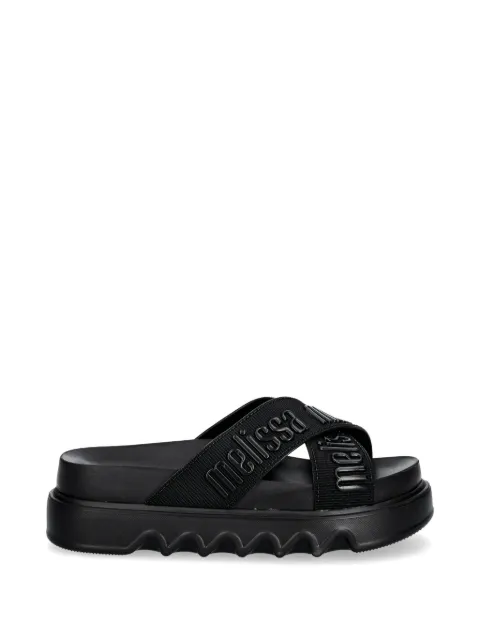Melissa Cross M Lover platform slides Black 37368