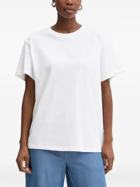 TWINSET embroidered-logo T-shirt White 261TT2450