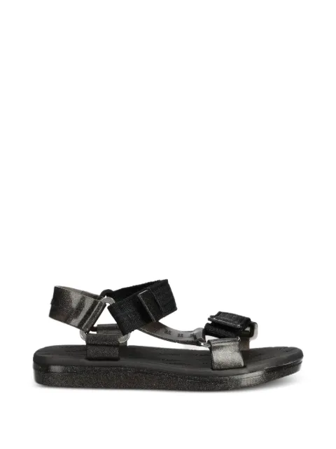 Melissa Papete + Rider Good Times AD glitter-effect touch-strap sandals Black 32930