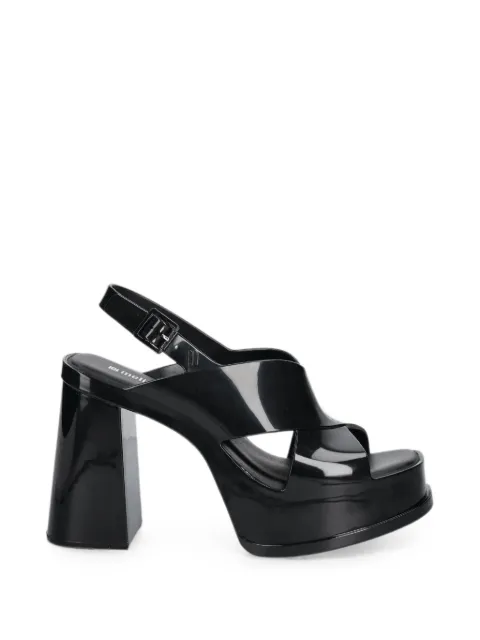 Melissa Dance platform crossover-strap pumps Black 35908