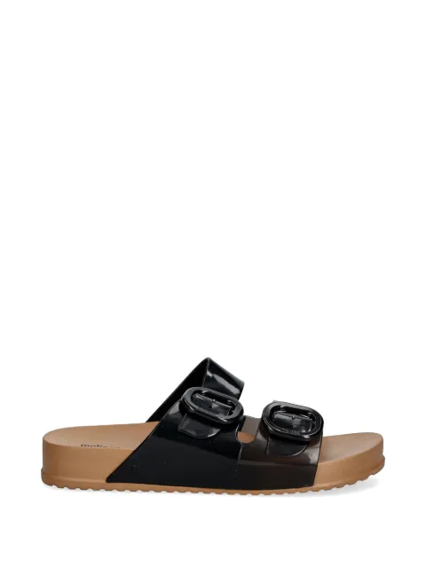 Melissa Cozy buckle-fastening slides Black 33913