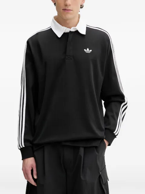 adidas long-sleeve polo shirt Black KE3576