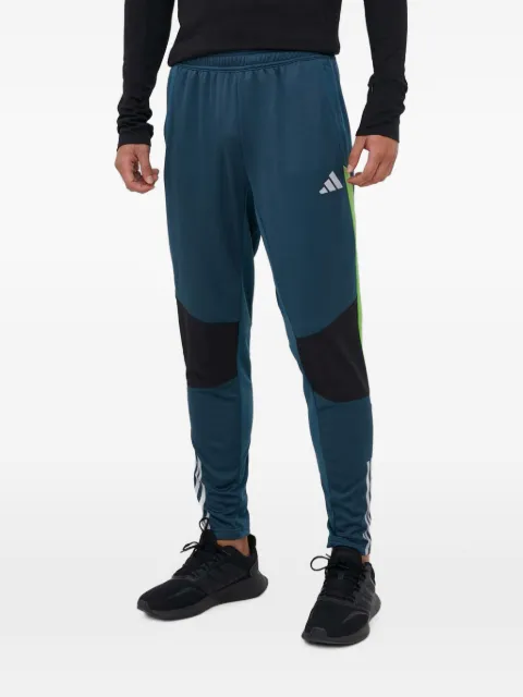adidas logo-print panelled track pants Blue IL7264