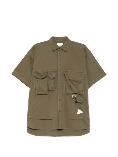 and Wander multi-pocket short-sleeve shirt Green 5746183054