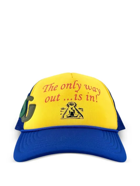 GALLERY DEPT. Only Way Out trucker hat Yellow GD108