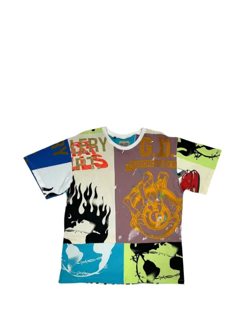 GALLERY DEPT. Retouche Reworked short-sleeved T-shirt Blue GD116
