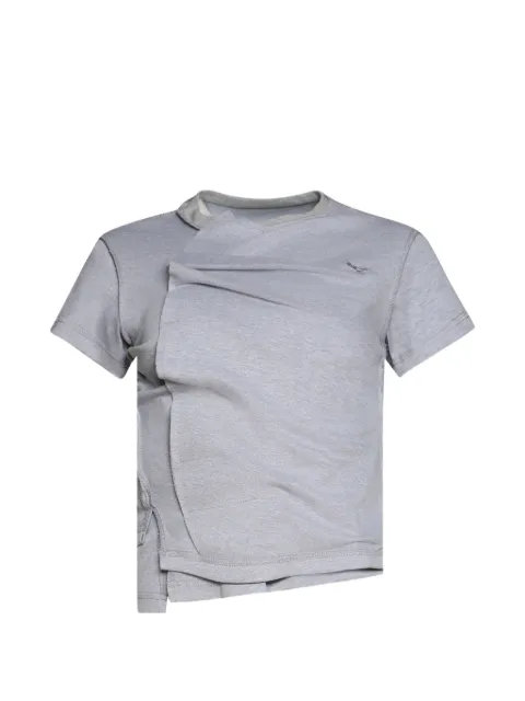 Natasha Zinko layered-effect asymmetric T-shirt Grey RS26NZ209