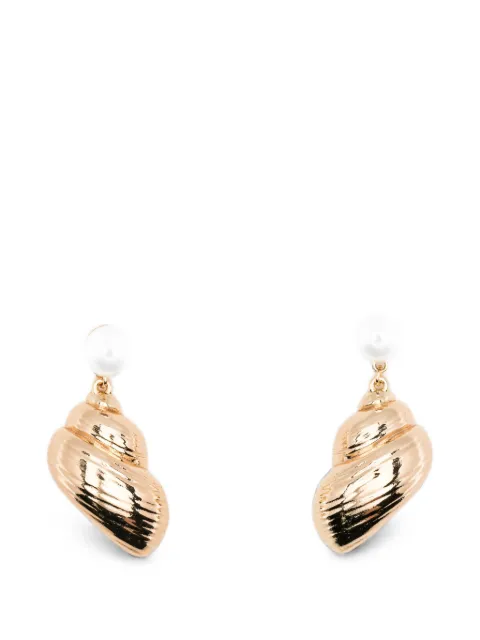Self-Portrait pearl-embellished earrings Gold PF26621EGD
