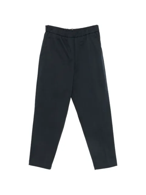 Fabiana Filippi elasticated-waist straight-leg trousers Blue PAD216F304M297