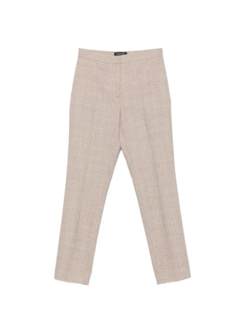 Fabiana Filippi pattern slim-fit trousers Neutrals PAD216F3260000D983