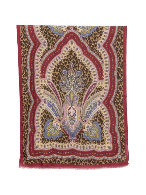ETRO Paisley-print scarf Red WATA0010AK1AB