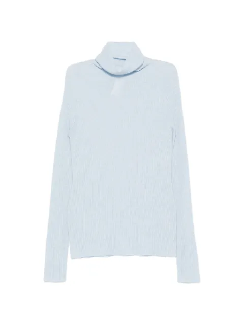 Fabiana Filippi turtleneck sweater Blue MAD216F021D230