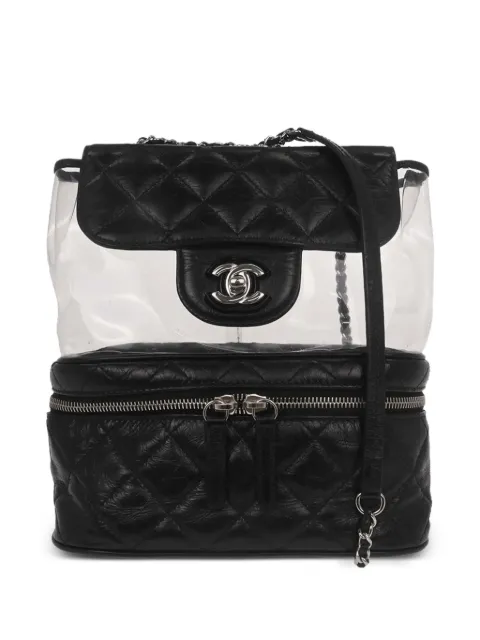 CHANEL Pre-Owned 2017 Aquarium shoulder bag Black 196513
