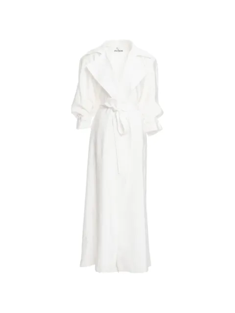 Ana Radu Lumiere belted trench coat White 48469