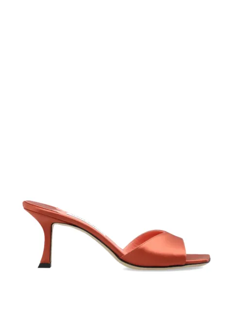 Jimmy Choo Skye 70 satin sandals Orange SKYE70SAT