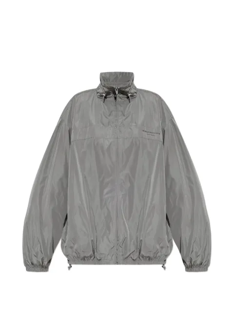 Alexander Wang gathered neck oversized track jacket Grey 1WC3262771