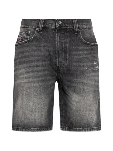 Diesel distressed-effect denim shorts Grey A064300HDBF