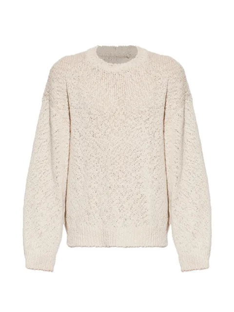 Homme Plissé Issey Miyake Risotto chunky-knit sweater Neutrals HP66KN281
