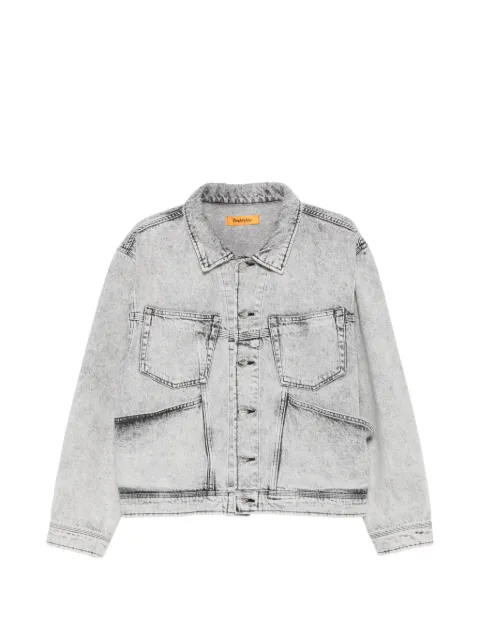 Replay acid-wash denim jacket Grey KU8001000D936010