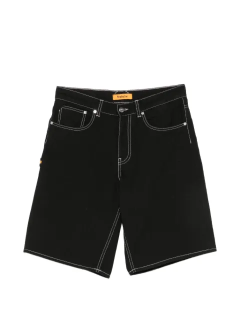 Replay contrast-stitch shorts Black KU1005000D855689