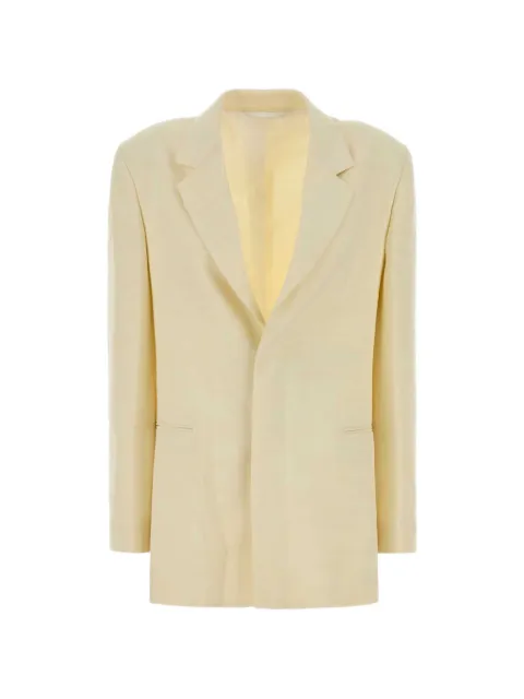 Carven single-breasted notched-lapel blazer Neutrals 6261K21269