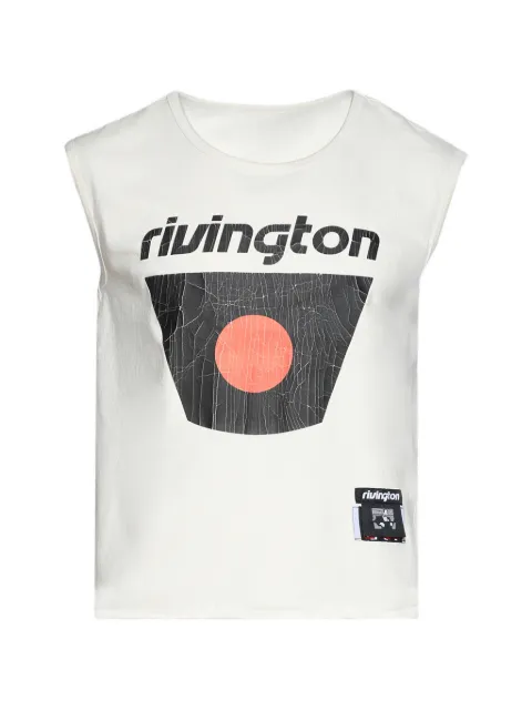 RRR123 Philemon graphic-print tank top Neutrals PHILCT92