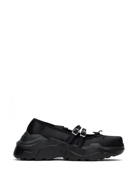 Akiko Aoki Giselle buckle-strap ballet flats Black AAI012FW22