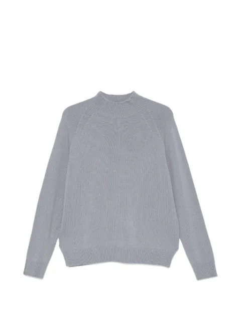 Peserico high-neck raglan-sleeve sweater Blue S99991F07K09283