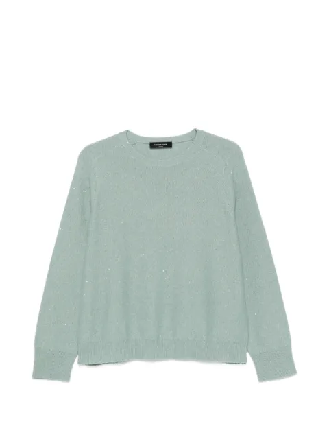 Fabiana Filippi sequin-embellished sweater Green MAD216F097D296