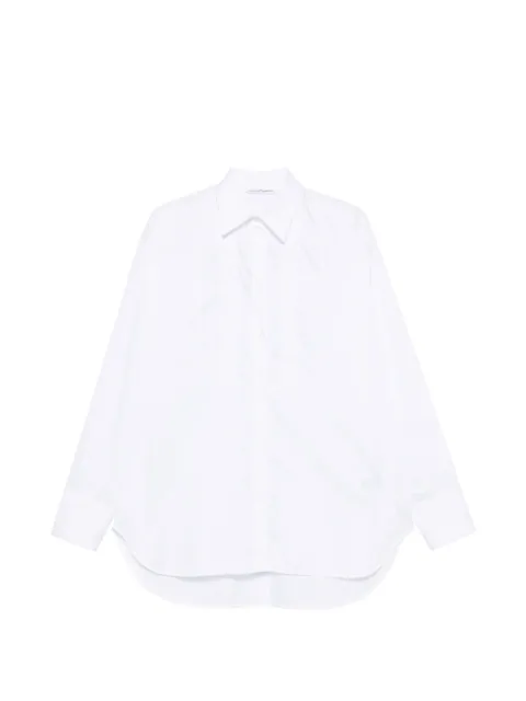 Ermanno Scervino pintuck-detail oversized shirt White D492K369ZFQ