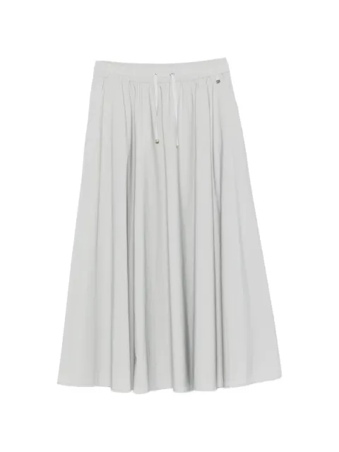 Herno drawstring flared midi skirt Grey GN00029DR12917S
