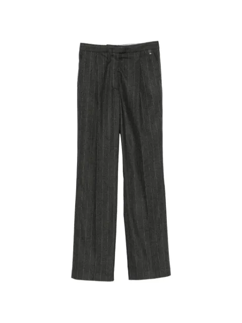 Herno pinstripe-pattern pleated tailored trousers Grey PT000260D33547R