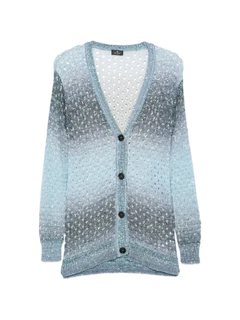 ETRO sequin-embellished cardigan Blue WRKE0159AK16P