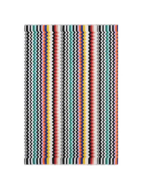 Missoni Home Best zigzag-pattern bath towel White 1E3SP99135