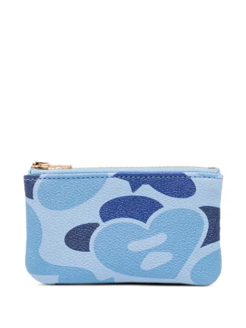 APEE™ by *A BATHING APE® heart-motif card holder Blue 0PXSGAS299A6QBLA00F