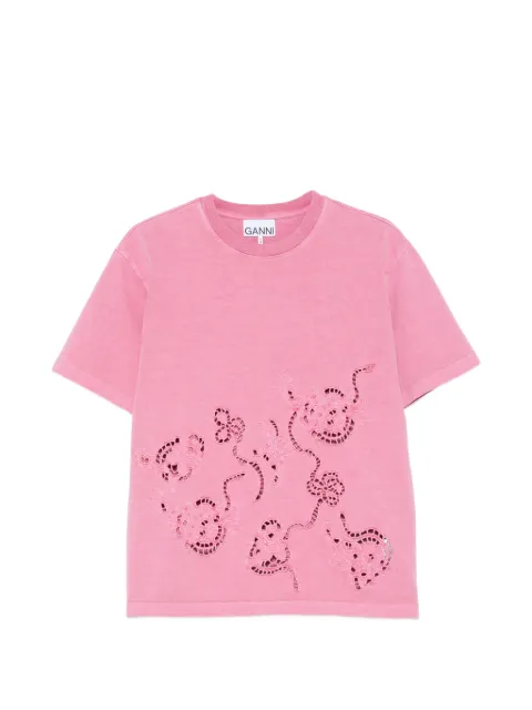 GANNI short-sleeves T-shirt Pink A1050236