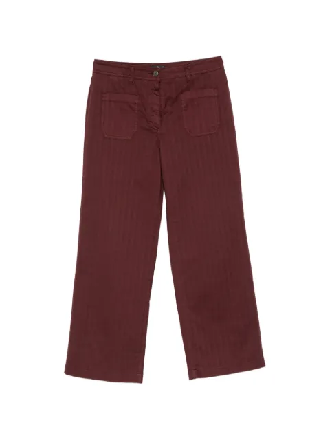 ETRO patch-pocket trousers Red WRNB0039AU116
